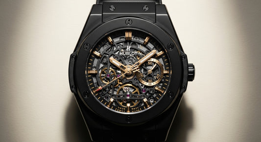 Hublot Square Bang Shadow Edition – Champagne Gold Case with Matte Black Ceramic Bezel