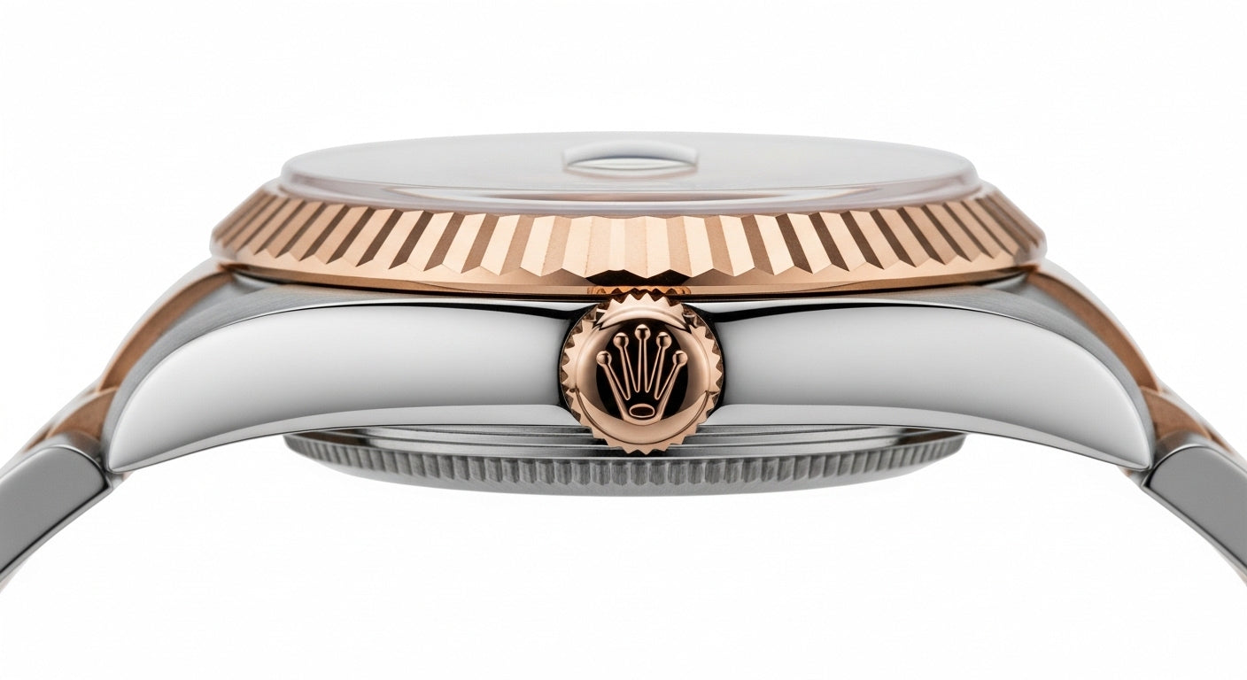 Rolex Datejust 36 – Chocolate Dial, Rose Gold & Steel Jubilee Bracelet
