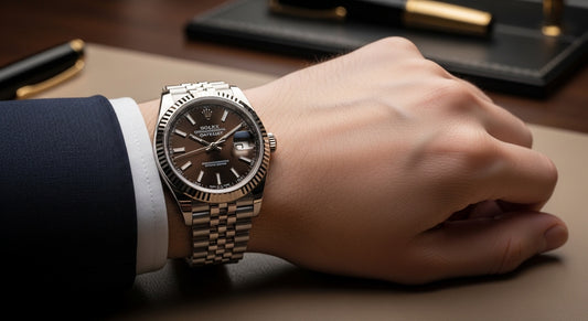 Rolex Datejust 36 – Chocolate Dial, Rose Gold & Steel Jubilee Bracelet